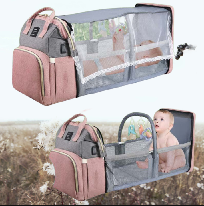SAC À LANGER 2-EN-1 AVEC LIT PLIABLE MyMoon-Baby™