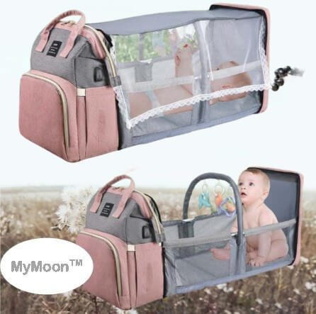 SAC À LANGER 2-EN-1 AVEC LIT PLIABLE MyMoon™